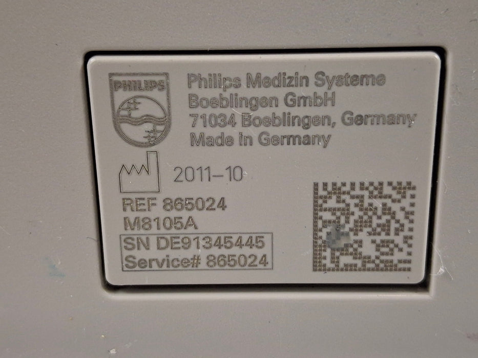 Philips Intellivue MP5 - ECG, OxiMax SpO2, NIBP Patient Monitor