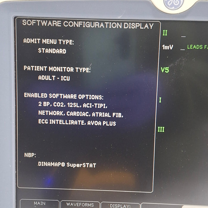GE Healthcare Dash 5000 - GE/Nellcor SpO2 Patient Monitor