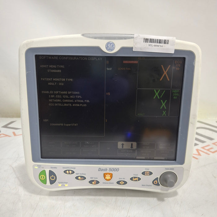 GE Healthcare Dash 5000 - GE/Nellcor SpO2 Patient Monitor