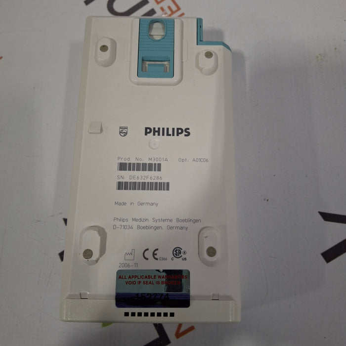 Philips M3001A-A01C06 Fast SpO2, NIBP, ECG, Temp, IBP MMS Module