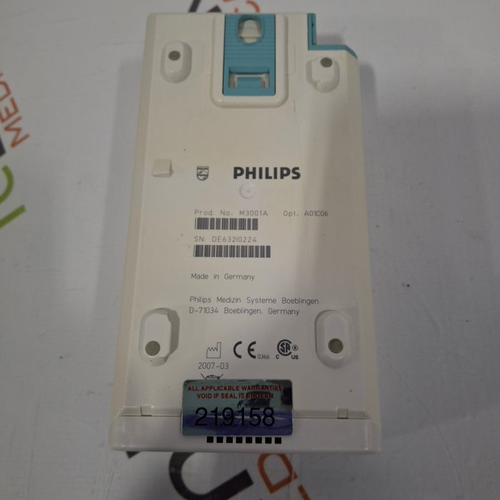 Philips M3001A-A01C06 Fast SpO2, NIBP, ECG, Temp, IBP MMS Module