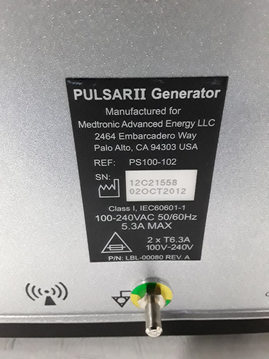 Medtronic PEAK Plasmablade Pulsar II Peak Surgery System