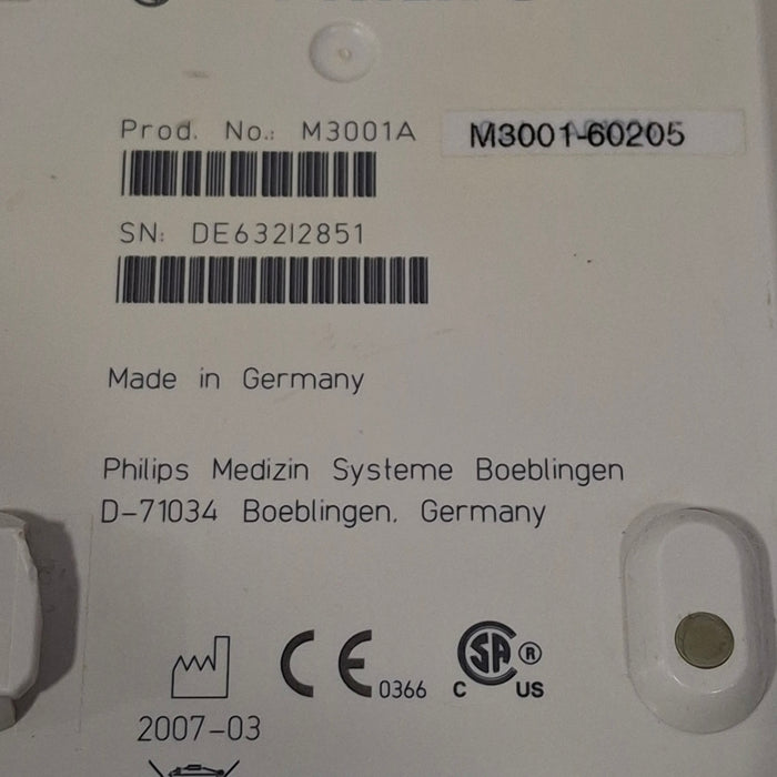 Philips M3001A-A01C06 Fast SpO2, NIBP, ECG, Temp, IBP MMS Module