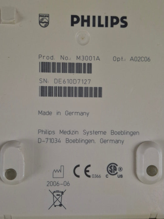 Philips M3001A-A02C06 OxiMax SpO2, NIBP, ECG, Temp, IBP MMS Module