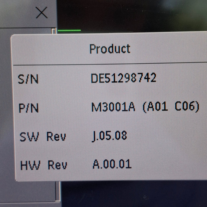 Philips M3001A-A01C06 Fast SpO2, NIBP, ECG, Temp, IBP MMS Module