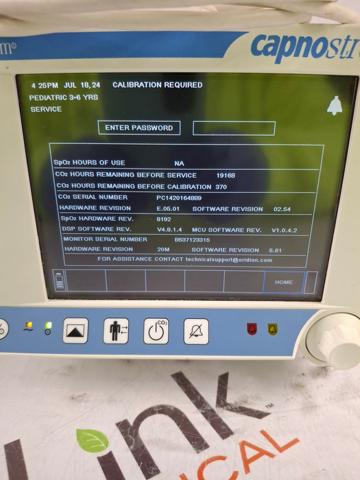 Oridion Capnostream 20 Capnography Monitor