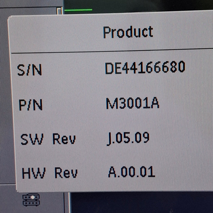 Philips M3001A-A01 Fast SpO2, NIBP, ECG MMS Module