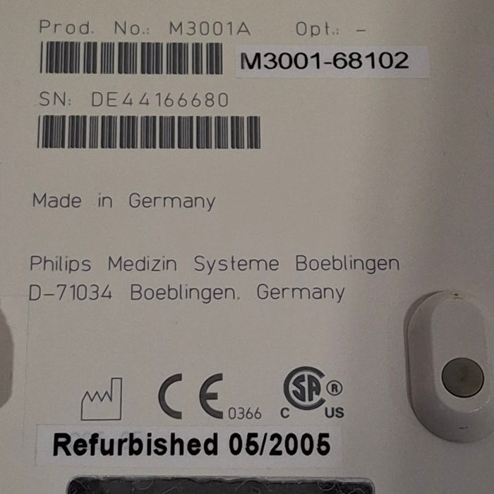 Philips M3001A-A01 Fast SpO2, NIBP, ECG MMS Module