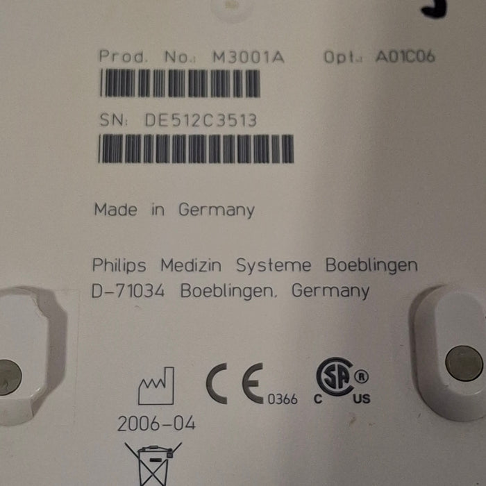Philips M3001A-A01C06 Fast SpO2, NIBP, ECG, Temp, IBP MMS Module
