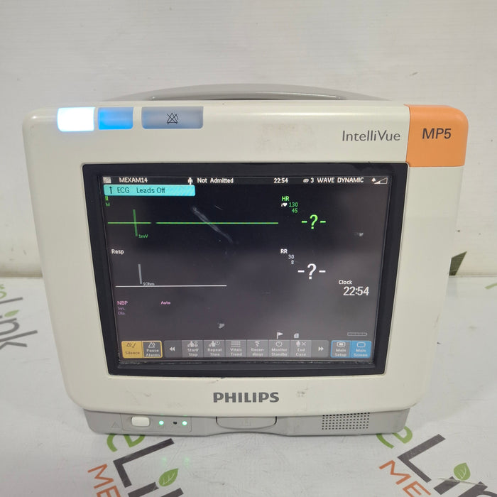 Philips Intellivue MP5 - ECG, Fast SpO2, NIBP, CO2 Patient Monitor