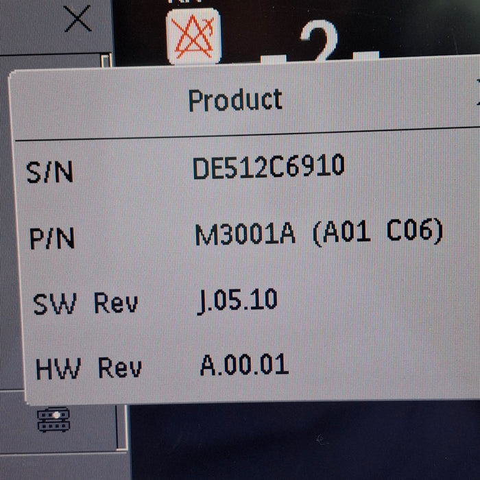 Philips M3001A-A01C06 Fast SpO2, NIBP, ECG, Temp, IBP MMS Module