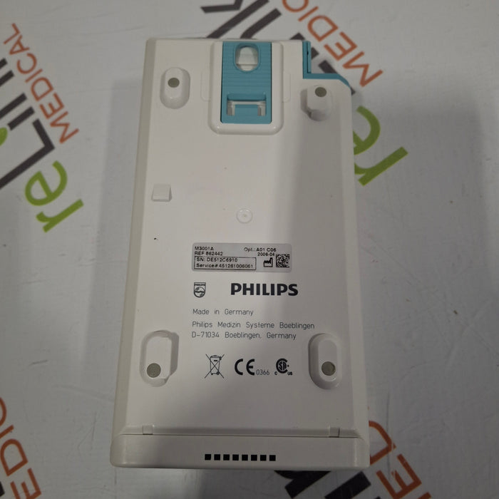 Philips M3001A-A01C06 Fast SpO2, NIBP, ECG, Temp, IBP MMS Module