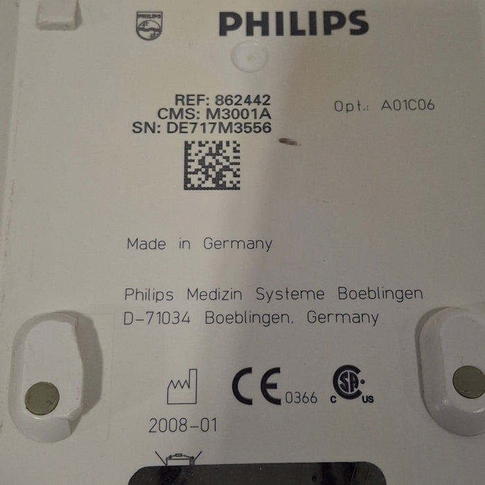 Philips M3001A-A01C06 Fast SpO2, NIBP, ECG, Temp, IBP MMS Module