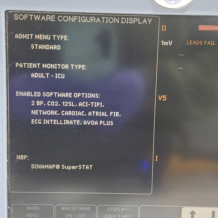 GE Healthcare Dash 5000 - GE/Nellcor SpO2 Patient Monitor