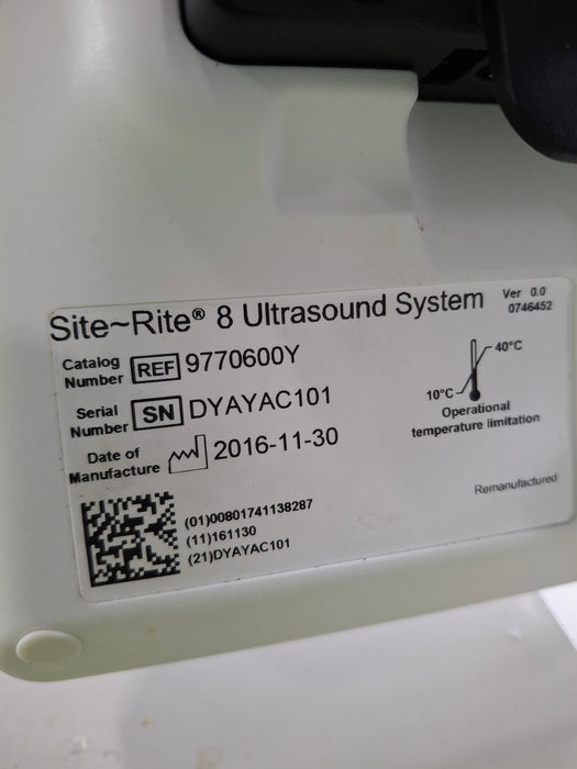 Bard Medical Site Rite 8 Vascular Ultrasound