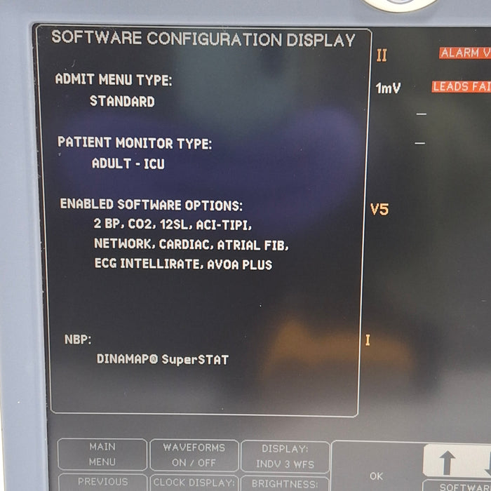 GE Healthcare Dash 5000 - GE/Nellcor SpO2 Patient Monitor