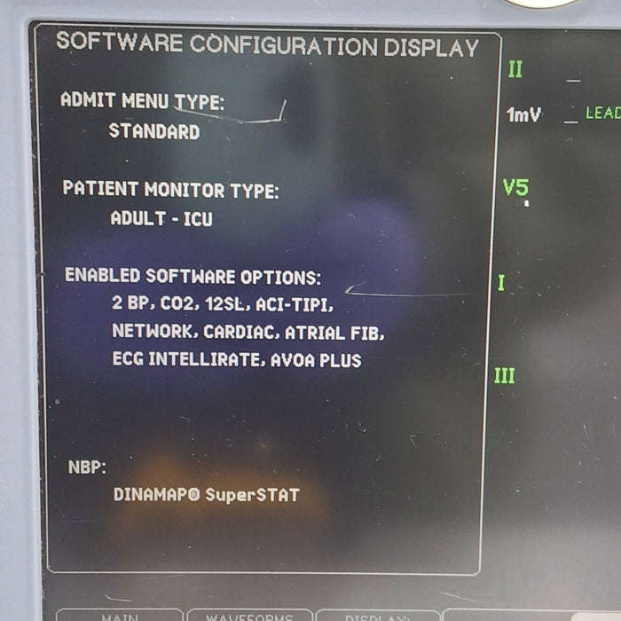 GE Healthcare Dash 5000 - GE/Nellcor SpO2 Patient Monitor