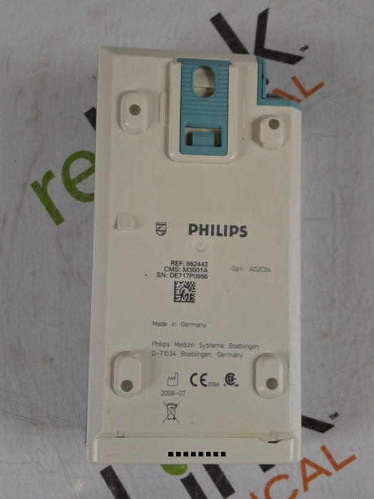 Philips M3001A-A02C06 OxiMax SpO2, NIBP, ECG, Temp, IBP MMS Module
