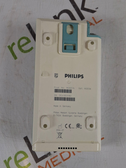 Philips M3001A-A02C06 OxiMax SpO2, NIBP, ECG, Temp, IBP MMS Module