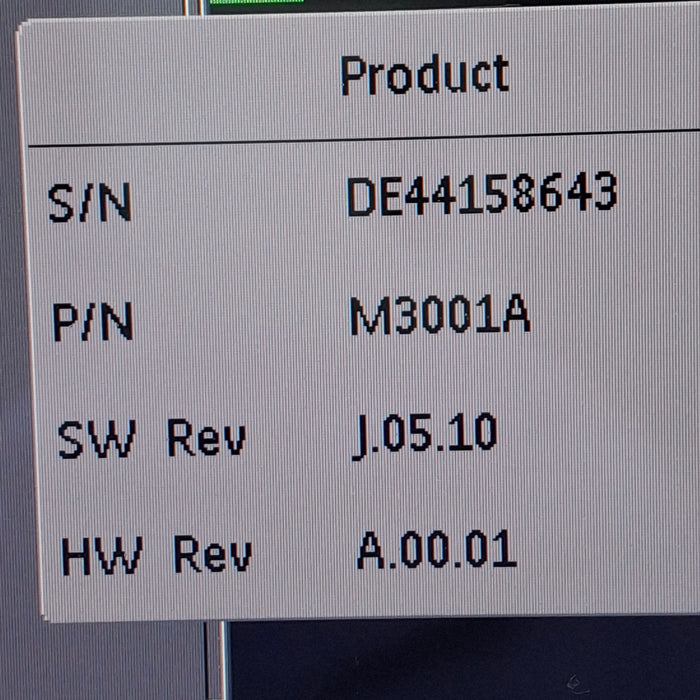 Philips M3001A-A01 Fast SpO2, NIBP, ECG MMS Module