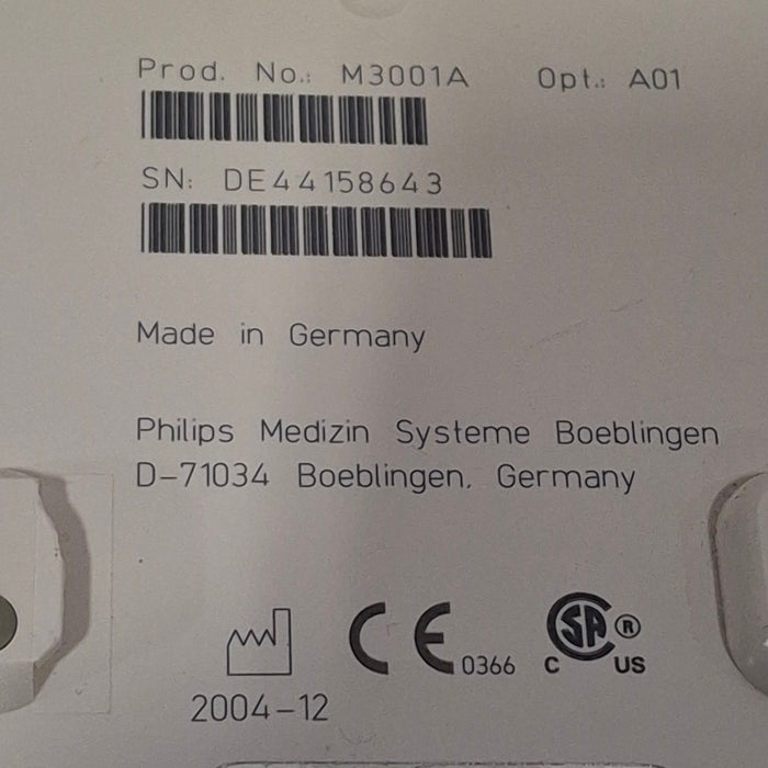Philips M3001A-A01 Fast SpO2, NIBP, ECG MMS Module