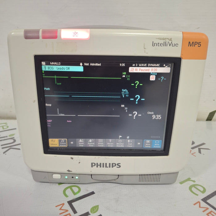 Philips Intellivue MP5 - ECG, Fast SpO2, NIBP, CO2 Patient Monitor