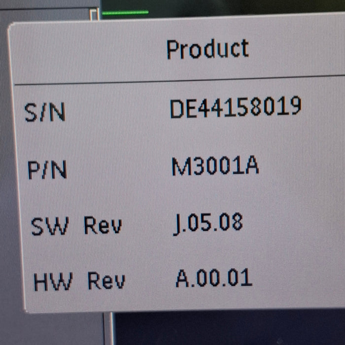 Philips M3001A-A01C06 Fast SpO2, NIBP, ECG, Temp, IBP MMS Module