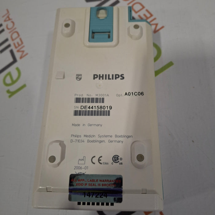 Philips M3001A-A01C06 Fast SpO2, NIBP, ECG, Temp, IBP MMS Module