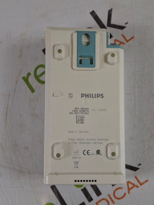Philips M3001A-A02C06 OxiMax SpO2, NIBP, ECG, Temp, IBP MMS Module