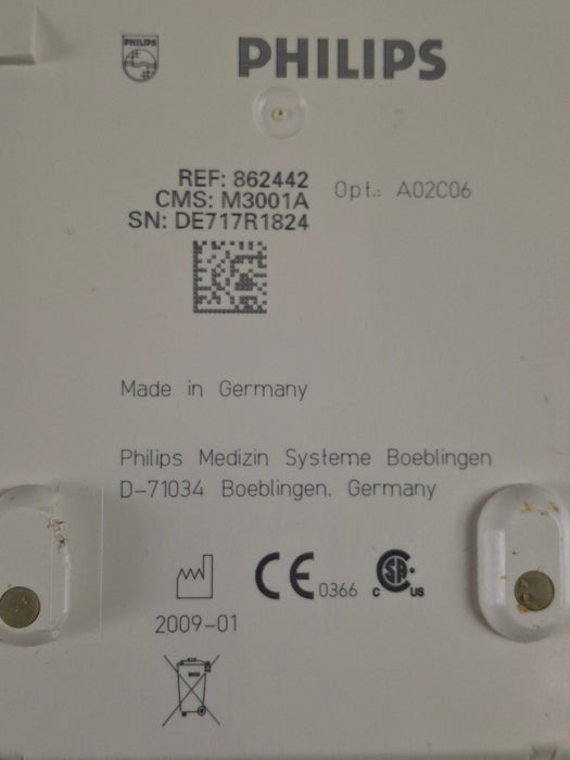 Philips M3001A-A02C06 OxiMax SpO2, NIBP, ECG, Temp, IBP MMS Module