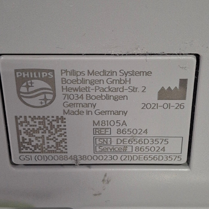 Philips Intellivue MP5 - ECG, OxiMax SpO2, NIBP Patient Monitor