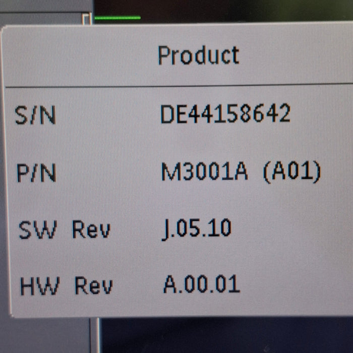 Philips M3001A-A01 Fast SpO2, NIBP, ECG MMS Module