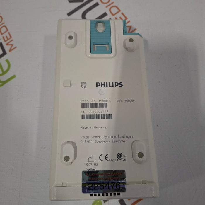 Philips M3001A-A01C06 Fast SpO2, NIBP, ECG, Temp, IBP MMS Module