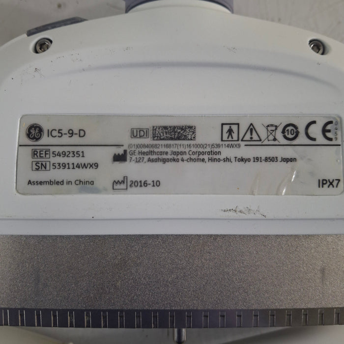 GE Healthcare IC5-9-D Endocavity Transducer