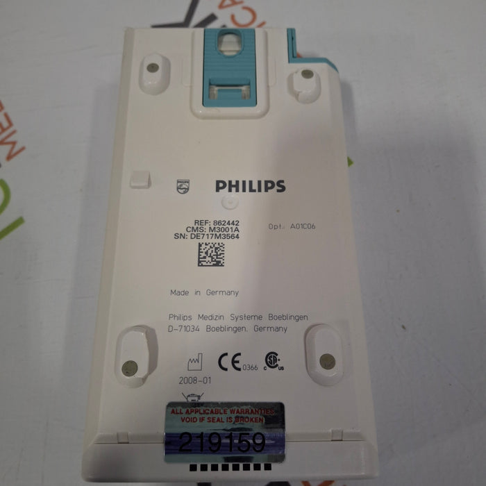 Philips M3001A-A01C06 Fast SpO2, NIBP, ECG, Temp, IBP MMS Module