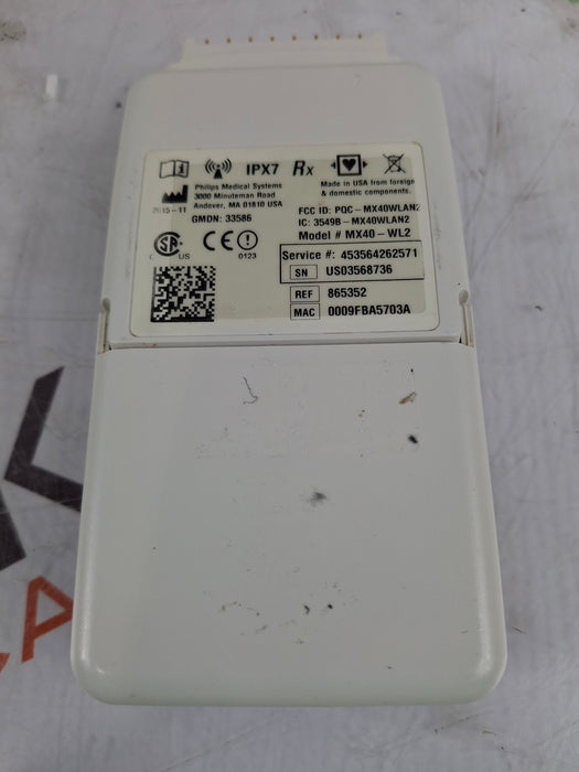 Philips MX40 WLAN ECG 865352 Telemetry Transmitter
