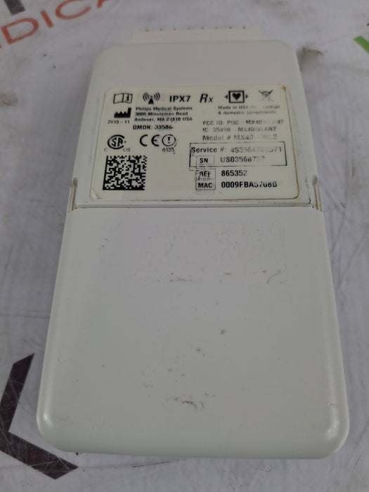 Philips MX40 WLAN ECG 865352 Telemetry Transmitter
