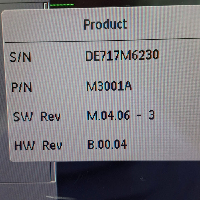 Philips M3001A-A01C06 Fast SpO2, NIBP, ECG, Temp, IBP MMS Module