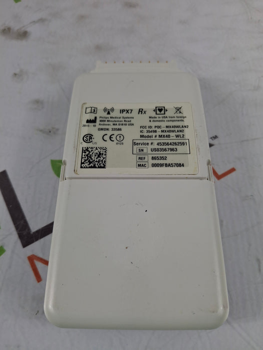 Philips MX40 WLAN ECG/SPO2 865352 Telemetry Transmitter