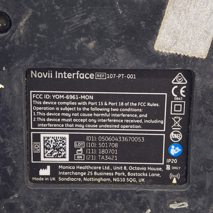 Monica Healthcare Limited 107-PT-001 Fetal Monitor