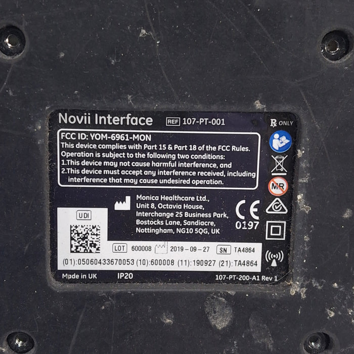 Monica Healthcare Limited 107-PT-001 Fetal Monitor