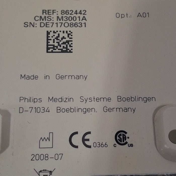 Philips M3001A-A01 Fast SpO2, NIBP, ECG MMS Module