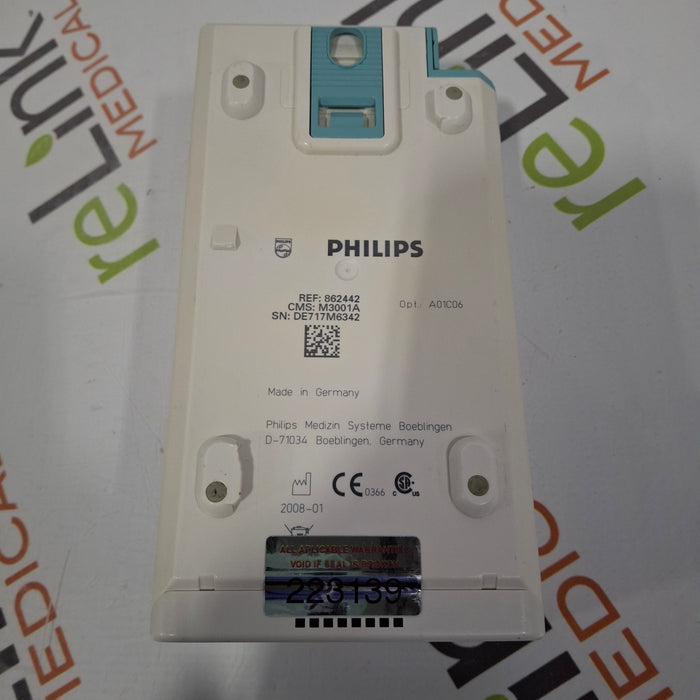 Philips M3001A-A01C06 Fast SpO2, NIBP, ECG, Temp, IBP MMS Module
