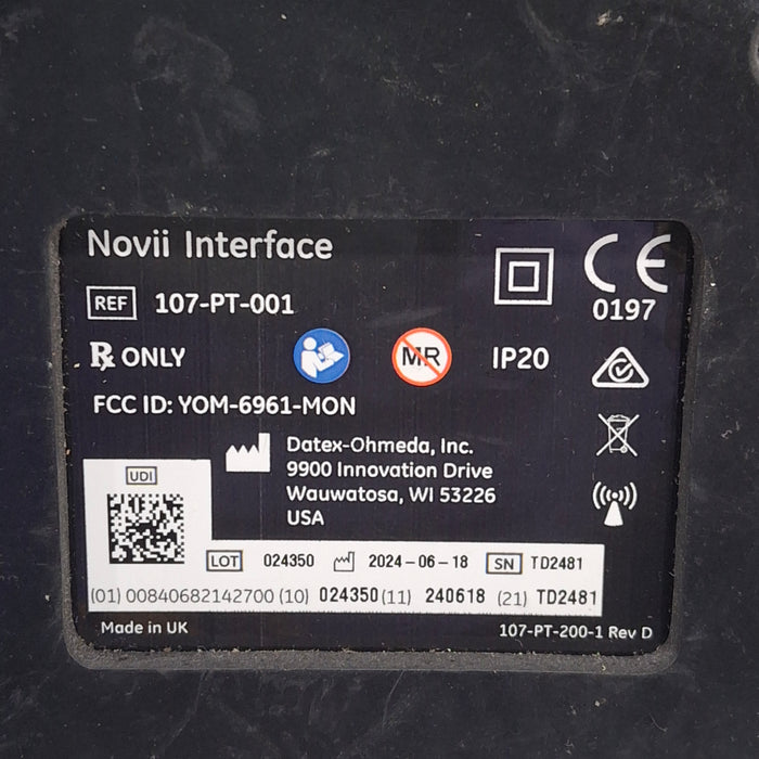 Monica Healthcare Limited 107-PT-001 Fetal Monitor