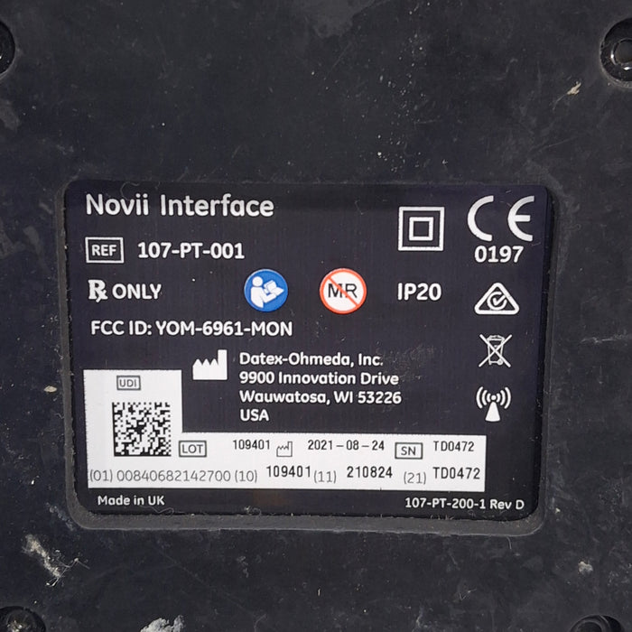 Monica Healthcare Limited 107-PT-001 Fetal Monitor