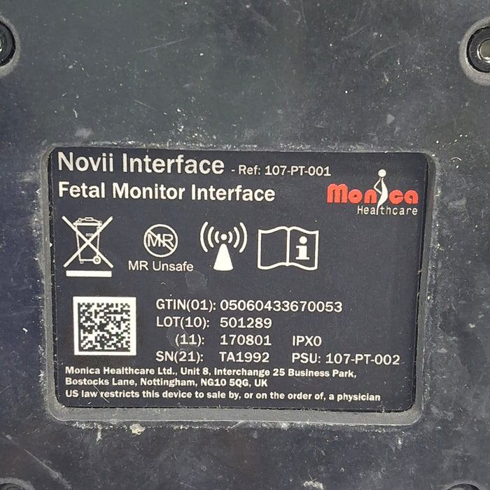 Monica Healthcare Limited 107-PT-001 Fetal Monitor