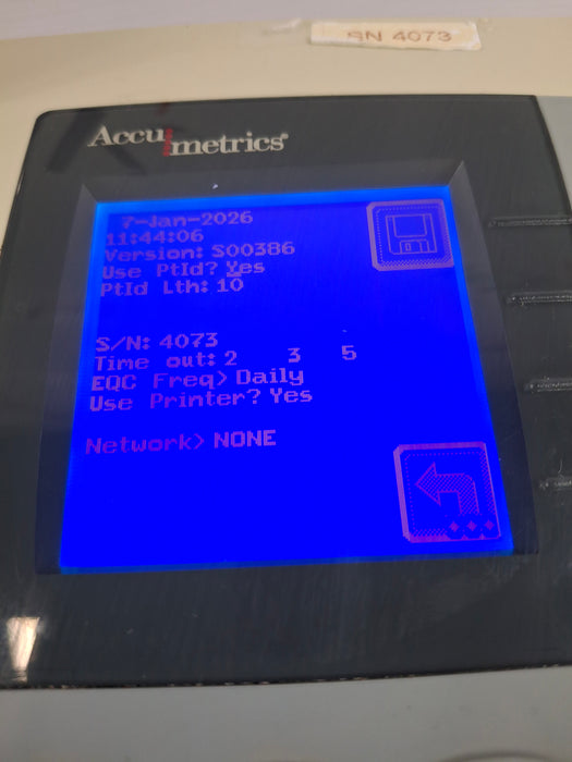 Accu Metrics VerifyNow Rapid Platelet Analyzer