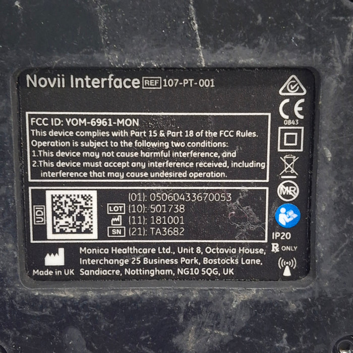 Monica Healthcare Limited 107-PT-001 Fetal Monitor
