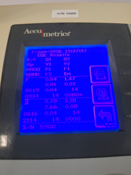 Accu Metrics VerifyNow Rapid Platelet Analyzer