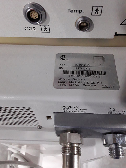 Draeger Medical Evita XL Ventilator